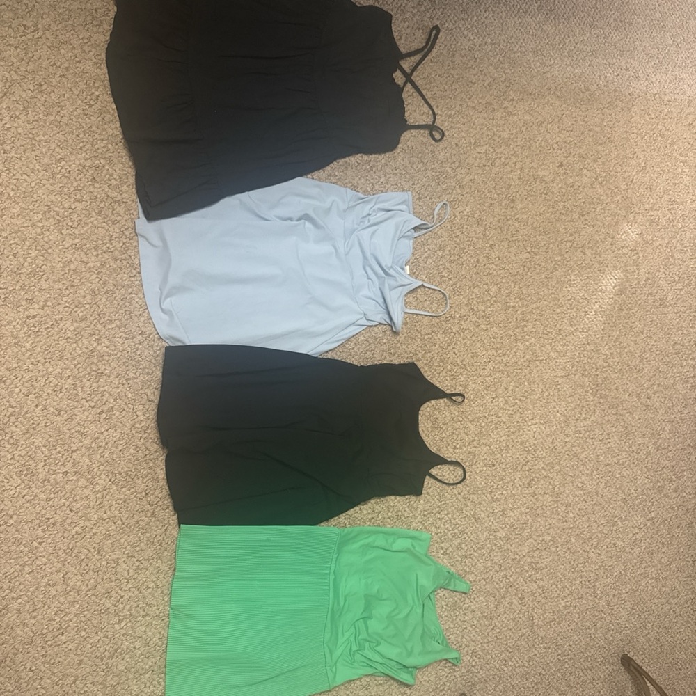 Stylish Girl’s Tops Collection - Black, Blue, Green